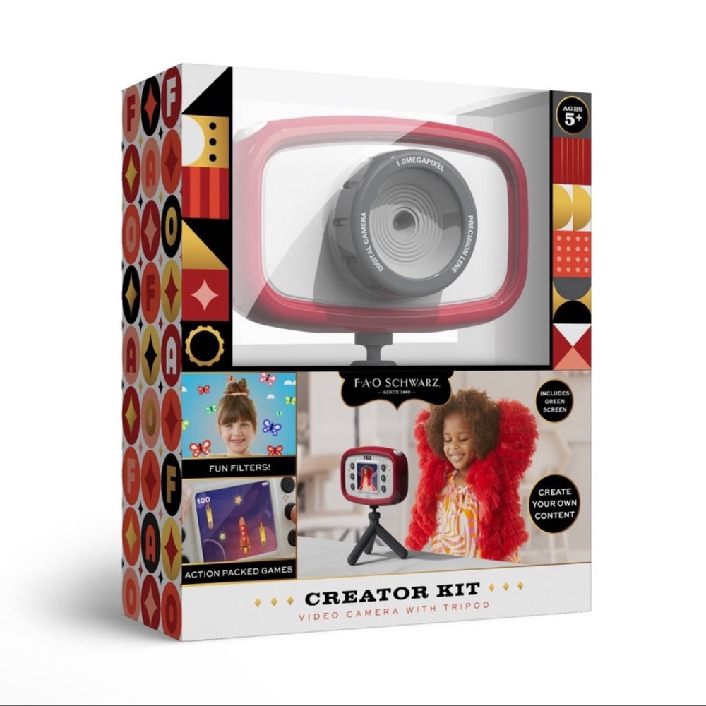 FAO SCHWARZ Creator Kit Video Camera with Tripod